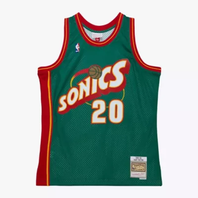Hardwood Classic Teams Gary Payton Kelly Seattle SuperSonics 1995/96 Classics Swingman Jersey