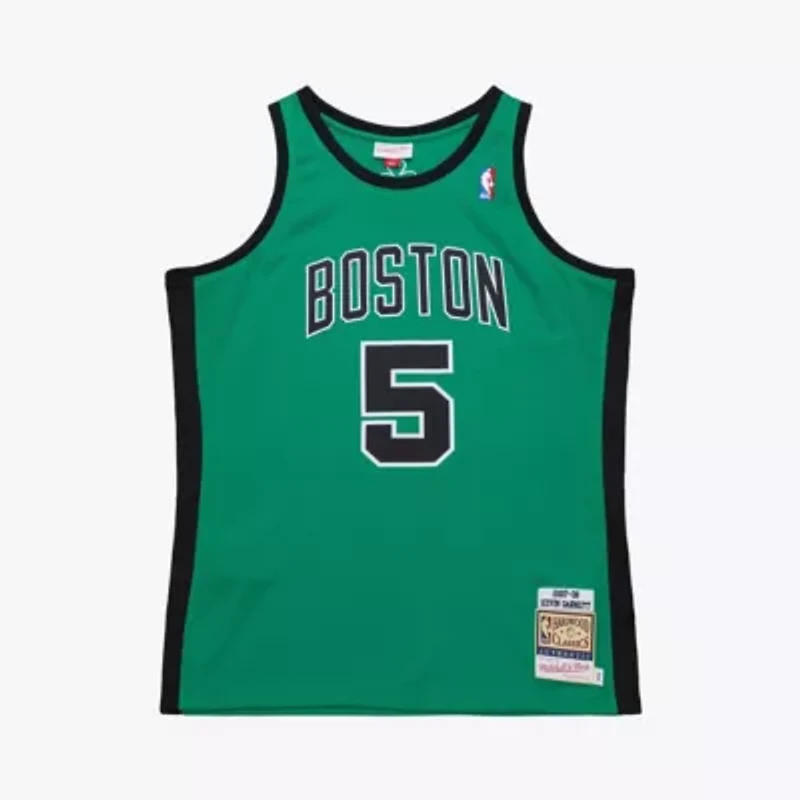 NBA Kevin Garnett Kelly Boston Celtics 2007-08 Hardwood Classics Authentic Jersey