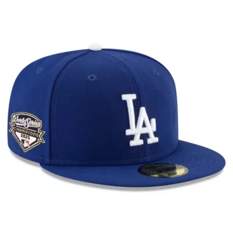 MLB Los Angeles Dodgers 2025 World Series s Side Patch 59FIFTY Fitted Hat