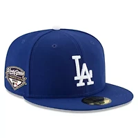 MLB Los Angeles Dodgers 2025 World Series s Side Patch 59FIFTY Fitted Hat