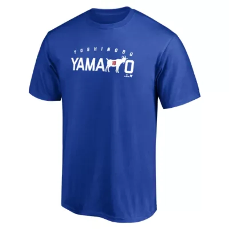 Multi-Team MLB Unisex Yoshinobu Yamamoto Los Angeles Dodgers GOAT T-Shirt