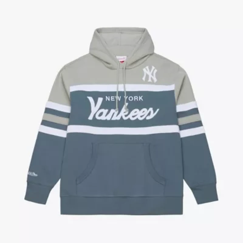 MLB New York Yankees Cooperstown Collection Thunderstorm Head Coach Hoodie