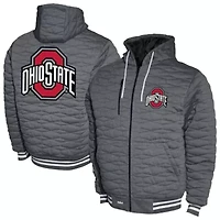 NCAA Ohio State Buckeyes Quilted Full-Zip Hooded Jacket