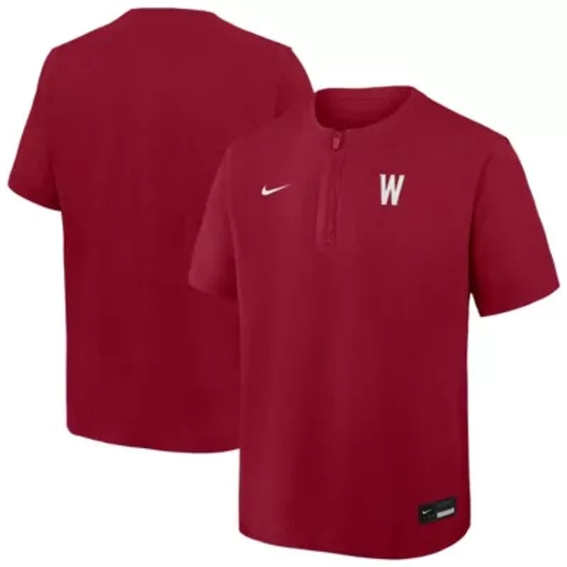 NCAA Nike Washington State Cougars Dri-FIT Quarter-Zip Windshirt
