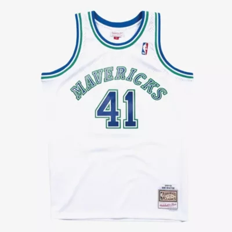 NBA Dirk Nowitzki Dallas Mavericks 1998-99 Hardwood Classics Swingman Jersey