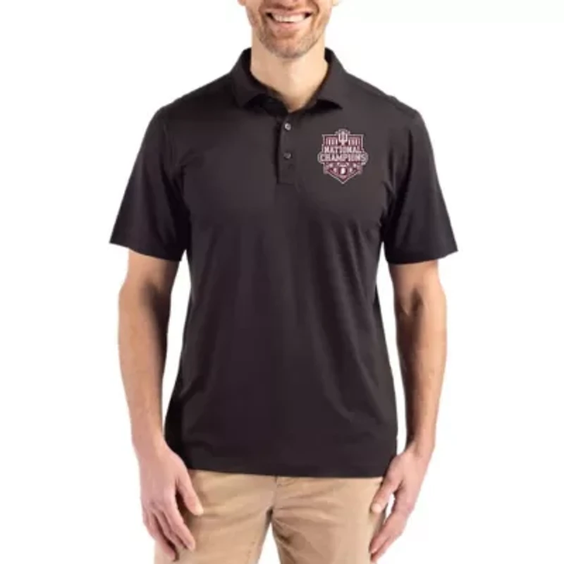 NCAA Indiana Hoosiers Football Playoff 2025 National s Coastline Epic Comfort Eco Recycled Polo