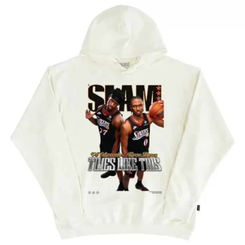 NBA Unisex SLAM VJ Edgecombe & Tyrese Maxey Philadelphia 76ers Cover Hoodie