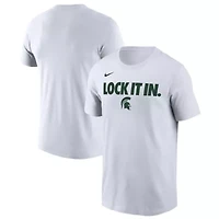 NCAA Nike Michigan State Spartans 2026 On-Court Bench T-Shirt