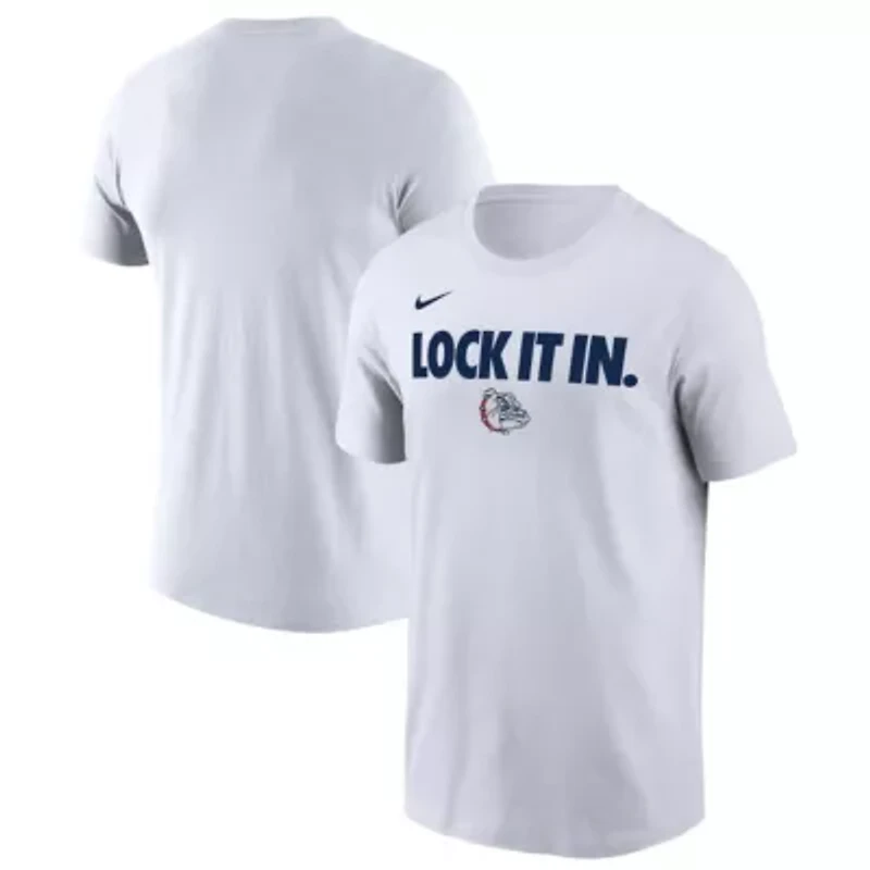 Gonzaga University Bulldogs NCAA Nike 2026 On-Court Bench T-Shirt