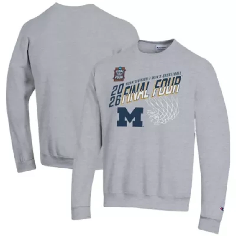 NCAA Michigan Wolverines 2026 Basketball Tournament March Madness Final Four Eco Powerblend Sweatshirt