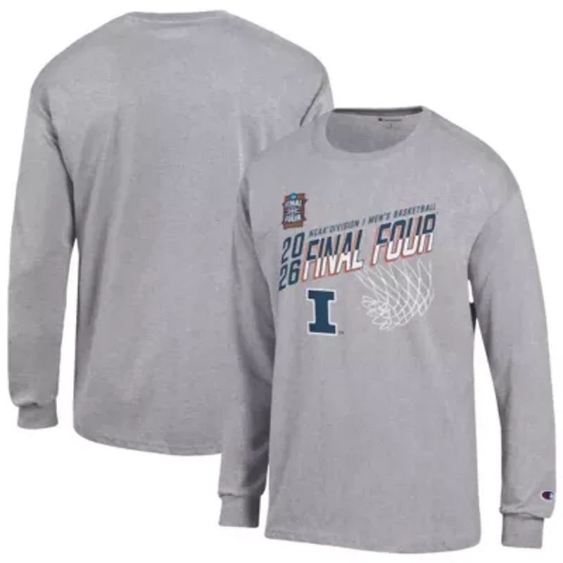 NCAA Illinois Fighting Illini 2026 Basketball Tournament March Madness Final Four Long Sleeve T-Shirt
