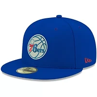 NBA Philadelphia 76ers Official Team Color 59FIFTY Fitted Hat