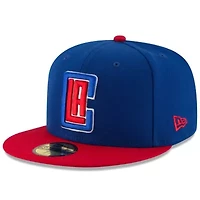 Los Angeles Clippers NBA Royal/Red LA Official Team Color 2Tone 59FIFTY Fitted Hat