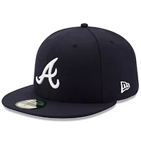 MLB Atlanta Braves Road Authentic Collection On-Field 59FIFTY Fitted Hat