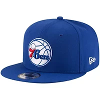 NBA Philadelphia 76ers Official Team Color 9FIFTY Snapback Hat