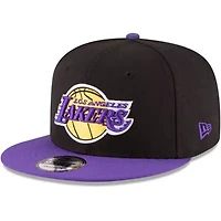 NBA Black/Purple Los Angeles Lakers 2-Tone 9FIFTY Adjustable Snapback Hat