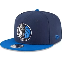 NBA Navy/Blue Dallas Mavericks 2-Tone 9FIFTY Adjustable Snapback Hat