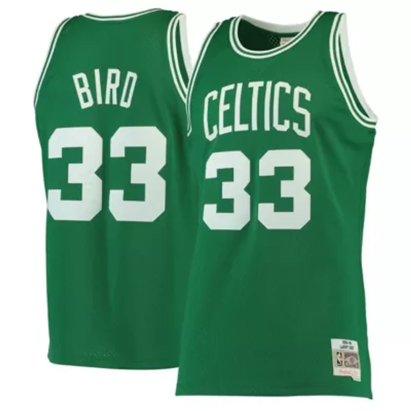 NBA Larry Bird Kelly Boston Celtics Hardwood Classics Swingman Jersey