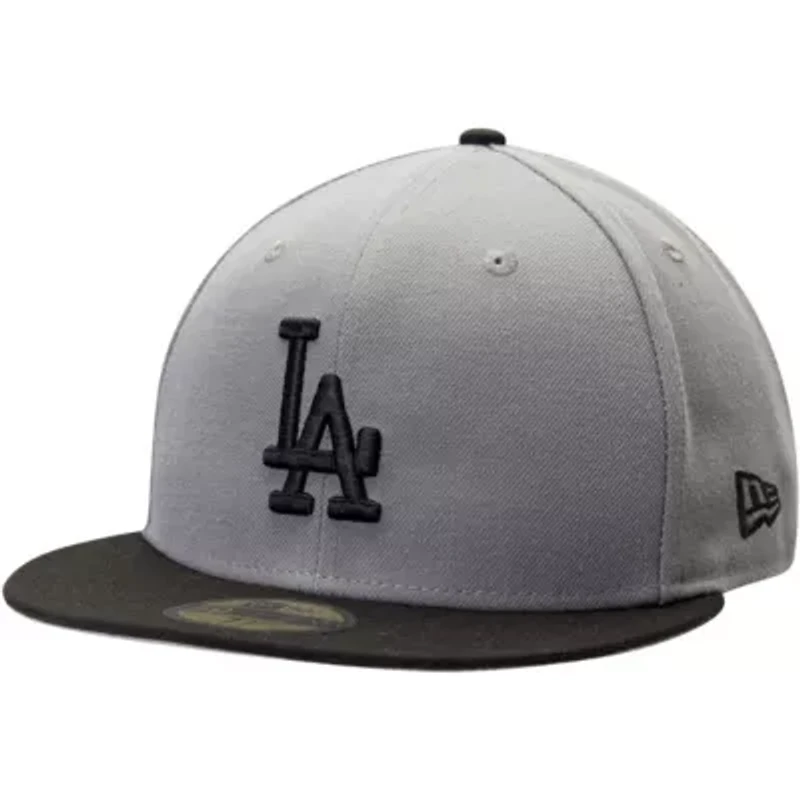 MLB Gray/Black Los Angeles Dodgers Two-Tone 59FIFTY Fitted Hat