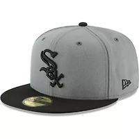 Chicago White Sox MLB Gray/Black Two-Tone 59FIFTY Fitted Hat