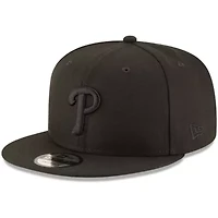 MLB Philadelphia Phillies on 9FIFTY Team Snapback Adjustable Hat - Black