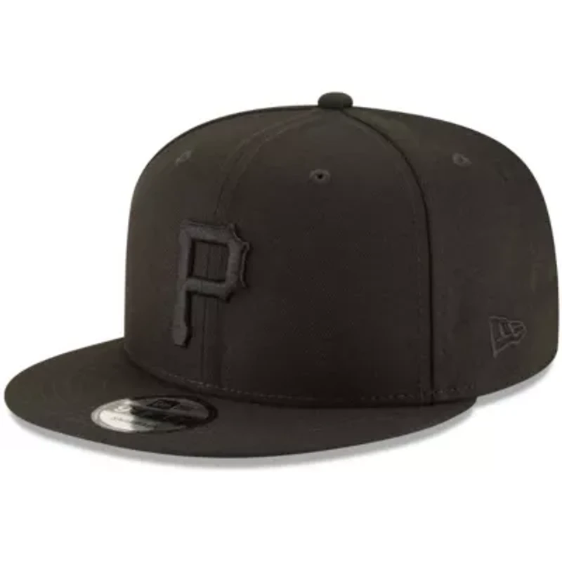 MLB Pittsburgh Pirates on 9FIFTY Team Snapback Adjustable Hat - Black