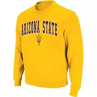 NCAA Arizona State Sun Devils Arch & Logo Crew Neck Sweatshirt
