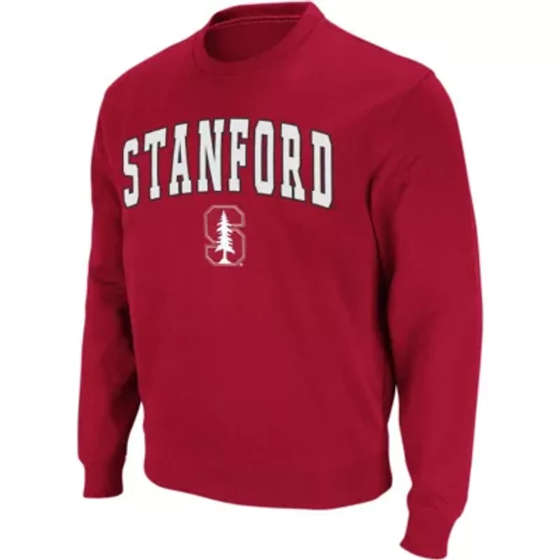 Stanford Cardinal NCAA Arch & Logo Crew Neck Sweatshirt
