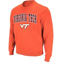 NCAA Virginia Tech Hokies Arch & Logo Crew Neck Sweatshirt