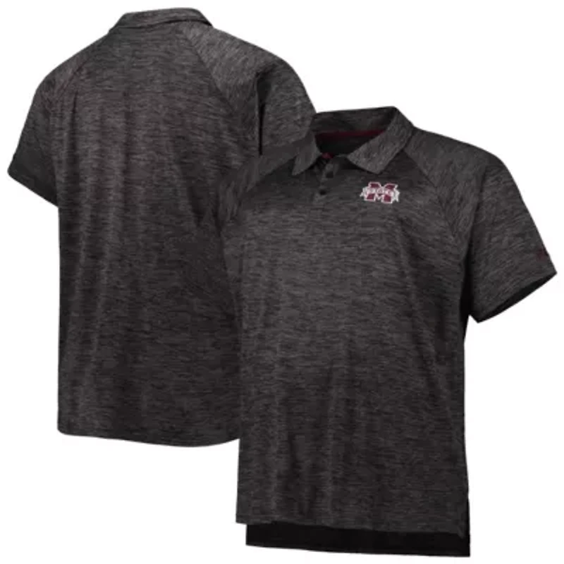 NCAA Mississippi State Bulldogs Big & Tall Down Swing Polo