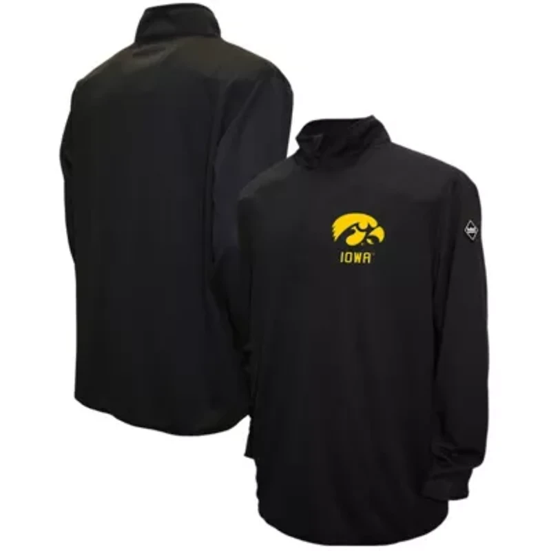 NCAA Franchise Club Iowa Hawkeyes Thermatec Half-Zip Pullover Jacket