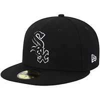Chicago White Sox MLB B-Dub 59FIFTY Fitted Hat - Black