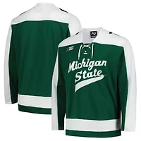 NCAA Michigan State Spartans Replica Hockey Jersey - Green