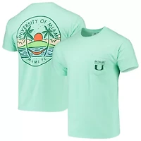 Miami (FL) Hurricanes NCAA Circle Scene Pocket T-Shirt