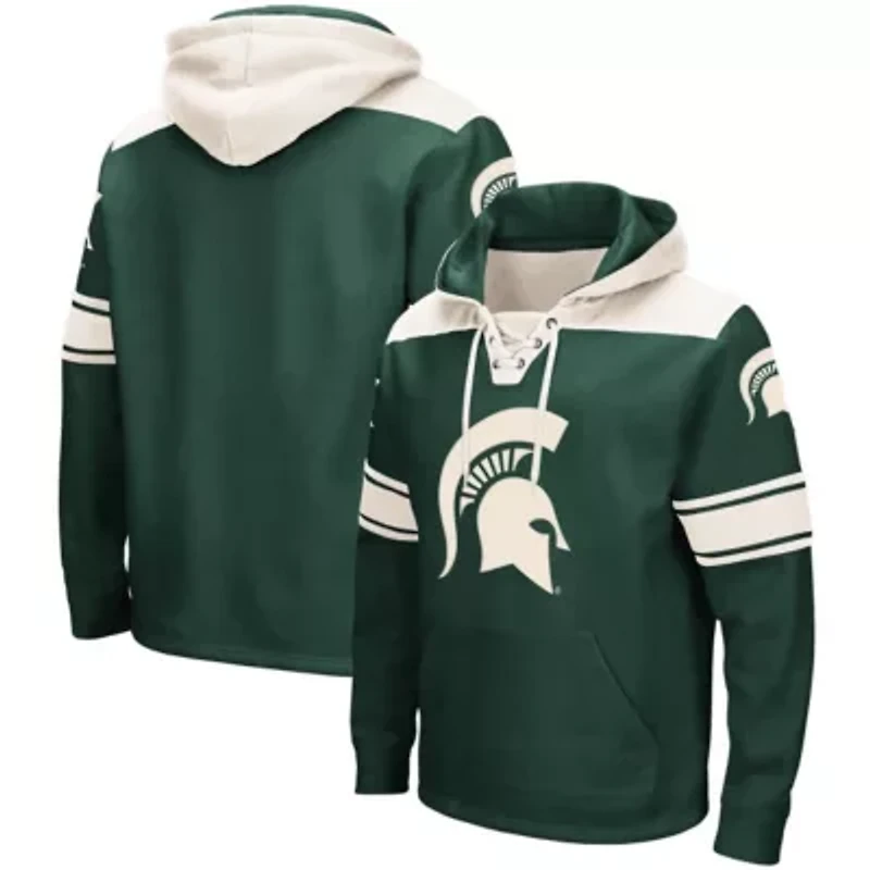 NCAA Michigan State Spartans 2.0 Lace-Up Pullover Hoodie