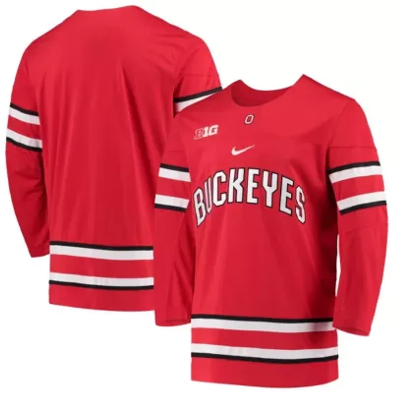 NCAA Nike Ohio State Buckeyes Replica Team Hockey Jersey