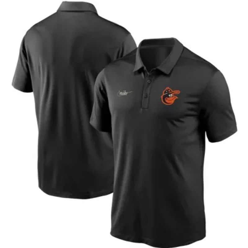 MLB Nike Baltimore Orioles Cooperstown Collection Logo Franchise Performance Polo