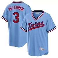 MLB Nike Harmon Killebrew Light Minnesota Twins Road Cooperstown Collection Player Jersey