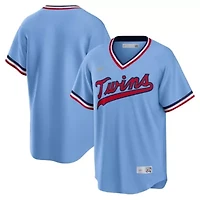 MLB Nike Light Minnesota Twins Road Cooperstown Collection Team Jersey