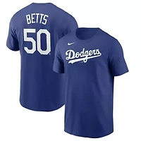 MLB Nike Mookie Betts Los Angeles Dodgers Name & Number T-Shirt