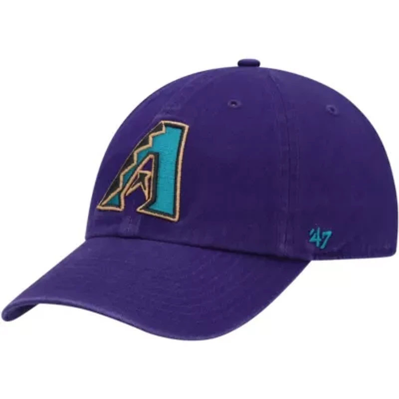 MLB Arizona Diamondbacks Logo Cooperstown Collection Clean Up Adjustable Hat