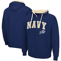 Navy Midshipmen NCAA Big & Tall Full-Zip Hoodie