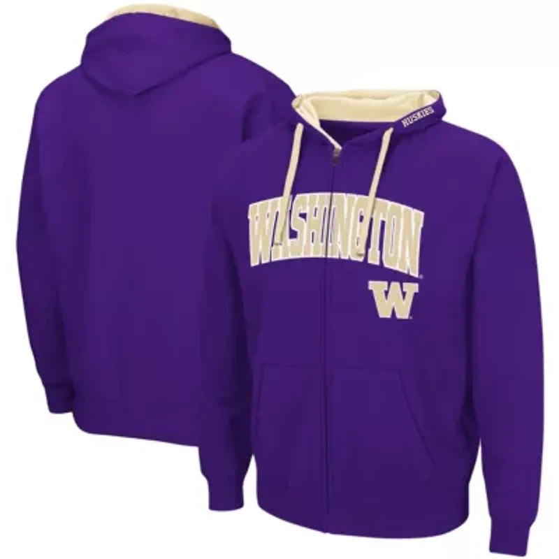 NCAA Washington Huskies Big & Tall Full-Zip Hoodie