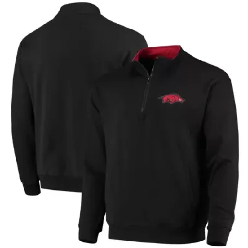 NCAA Arkansas Razorbacks Tortugas Logo Quarter-Zip Jacket