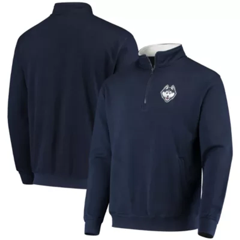 Connecticut Huskies NCAA UConn Tortugas Logo Quarter-Zip Jacket