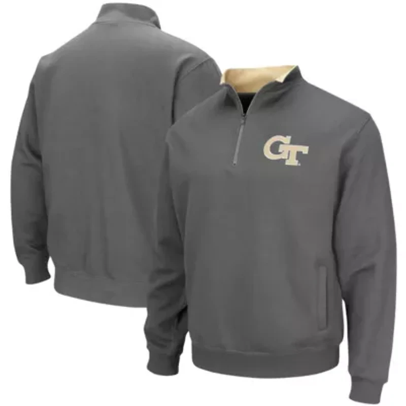 Georgia Tech Yellow Jackets NCAA Tortugas Logo Quarter-Zip Pullover Jacket