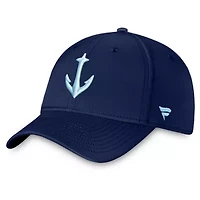 NHL Fanatics Deep Sea Seattle Kraken Secondary Logo Flex Hat