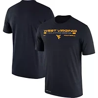 NCAA Nike West Virginia Mountaineers Team Velocity Legend Performance T-Shirt