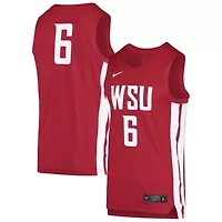 NCAA Nike #6 Washington State Cougars Replica Basketball Jersey