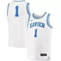 NCAA Nike #1 Xavier Musketeers Replica Basketball Jersey